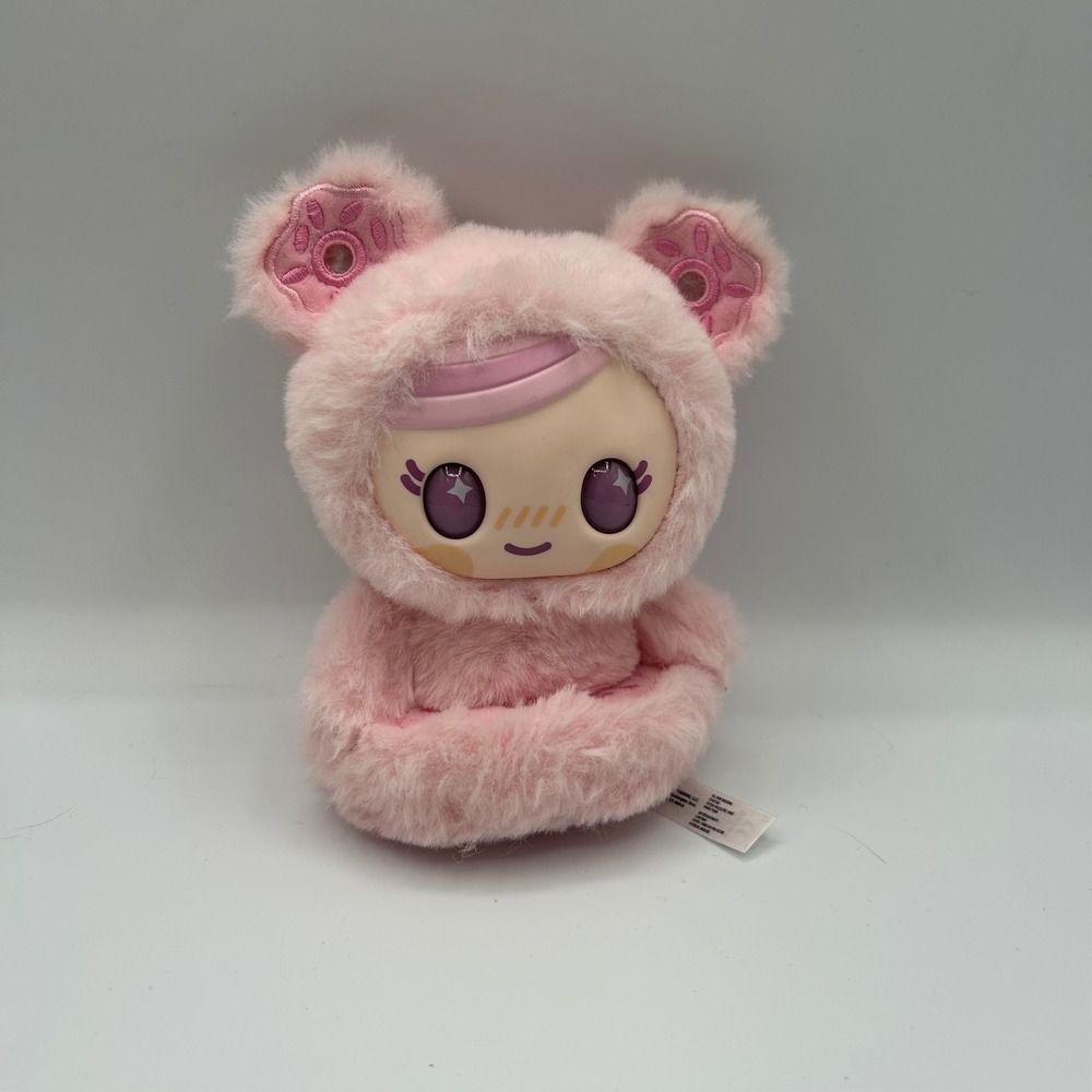 Tokidoki Pink Donutella Plush Phone Holder Stand Faux Fur Simone Legno Kawaii